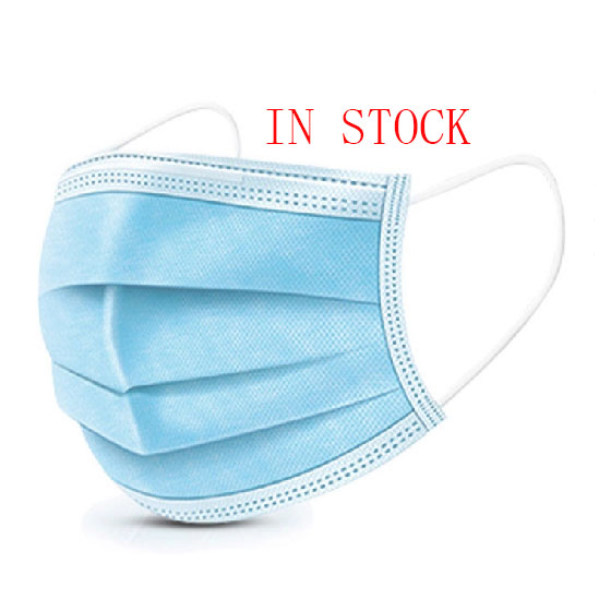 Wholesale in stock high quality CE certificate disposable face mask fast shipping